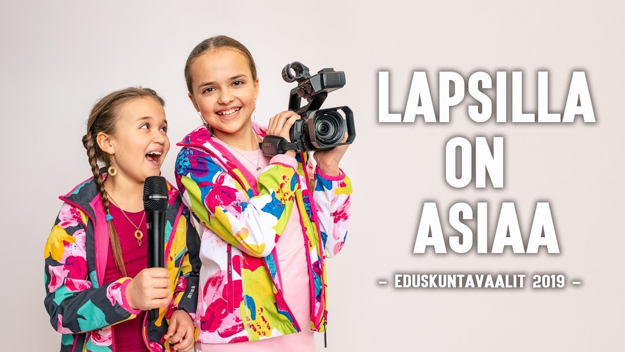 Meidän TV-ohjelma tulossa! Eduskuntavaalit: Lapsilla on asiaa elina.0603