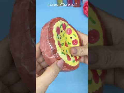 ASMR Relax – Paper Pizza Squishy Play | Liam Channel