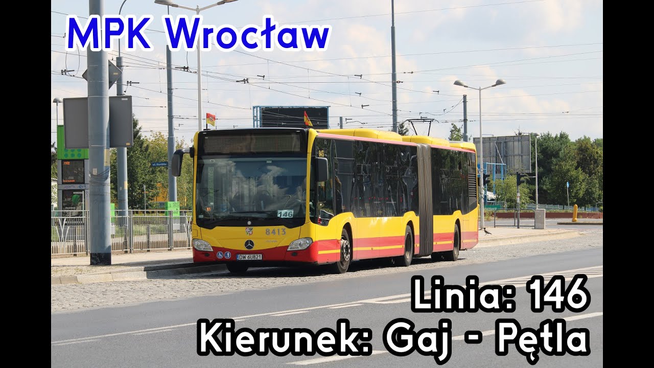 [🇵🇱PL] TIMELAPSE: MPK Wrocław - Linia: [🚍146]