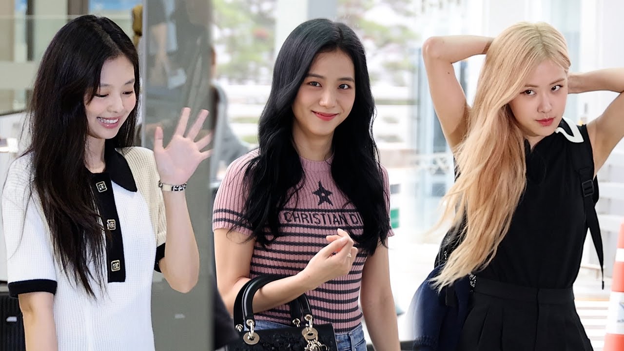 BLACKPINK (블랙핑크) 파리 콘서트 출국 공항패션 AIRPORT DEPARTURE | 인천공항 • 비몽
