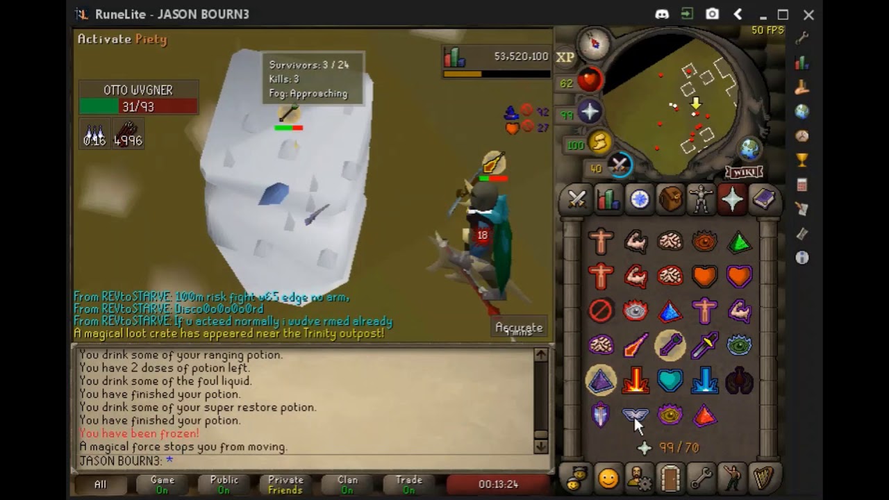last man standing osrs last man standing osrs