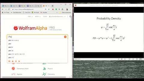 Plotting Probability Densities in Wolfram Alpha