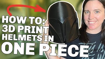 How to 3D Print Helmets in ONE PIECE with CURA Block Supports // Beginner Friendly Tutorial