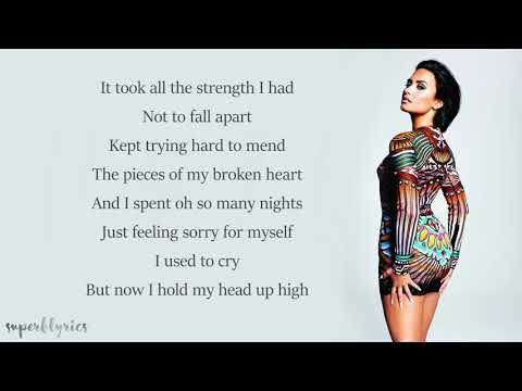 I Will Survive - Demi Lovato Lyrics