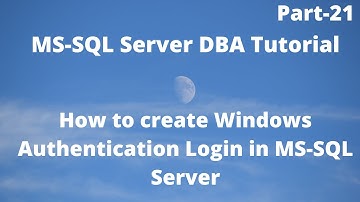 How to create Windows Authentication Login in MS-SQL Server