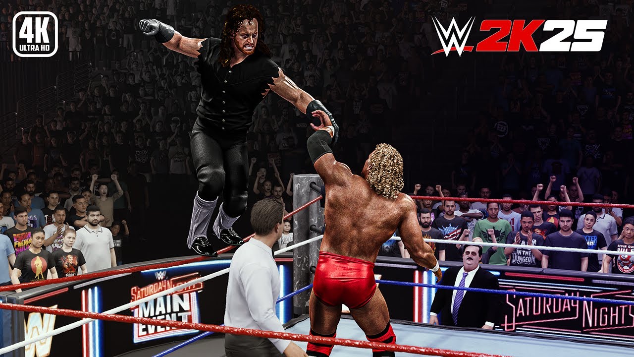 SID JUSTICE VS UNDERTAKER WCW WORLD HEAVYWEIGHT CHAMPIONSHIP MATCH GAMEPLAY | WWE 2K25