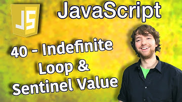 JavaScript Programming Tutorial 40 - Fill Array from User Input Indefinite Loop and Sentinel Value