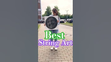 Customized Thread Portrait Art/String Art Portrait Thread Art/World Best String Art #shorts #art