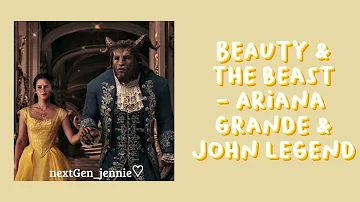 ariana grande and john legend - beauty and the beast (sped up/nightcore)