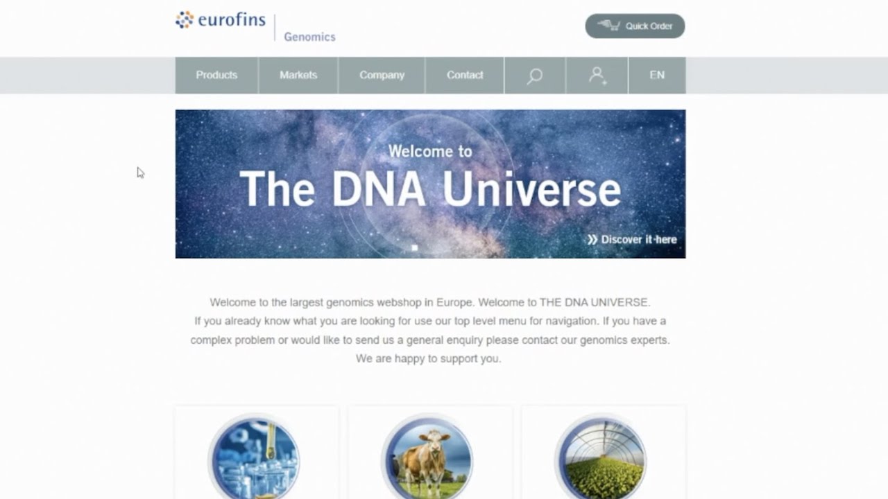 Eurofins Genomics - Genomic Services By Experts