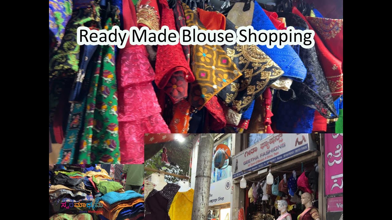 Silk and Silk Cotton Ready Made Blouse Shopping for my Sarees in