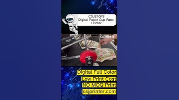 Multi Color Paper Cup Fans Printer，CSJ210FS  disposable cup printing machine