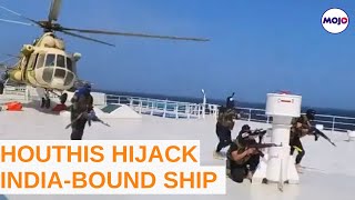 Dramatic Footage Surfaces Of Houthis Seizing India-Bound Ship Over Suspected Israeli Ownership