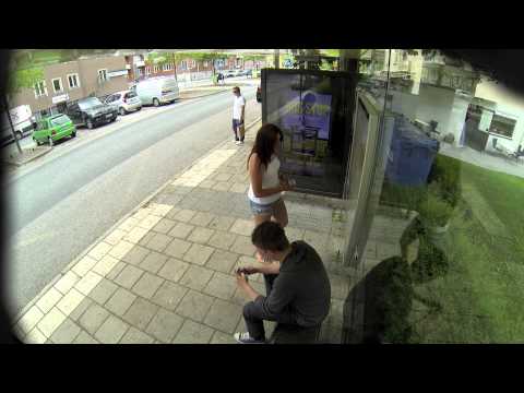 Adobe Creative Day 'Street Retouch Prank' at the Bus Stop by Erik ...