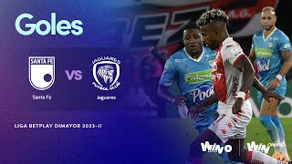 Independiente Santa Fe vs. Jaguares (goles) | Liga BetPlay Dimayor 2023-II | Fecha 1