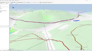 Simple example of Garmin BaseCamp in 3d mode