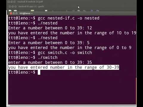 Nested If And Switch Statement c and c++ - YouTube