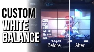 Canon EOS 5D - How To Set Custom White Balance