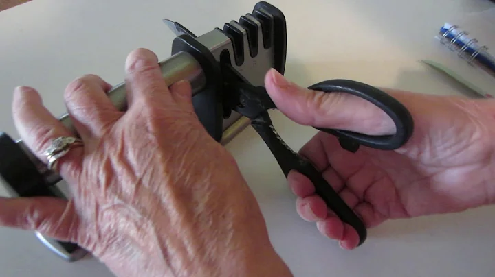 4 in 1 Kitchen Manual Knife and Scissors Sharpener...