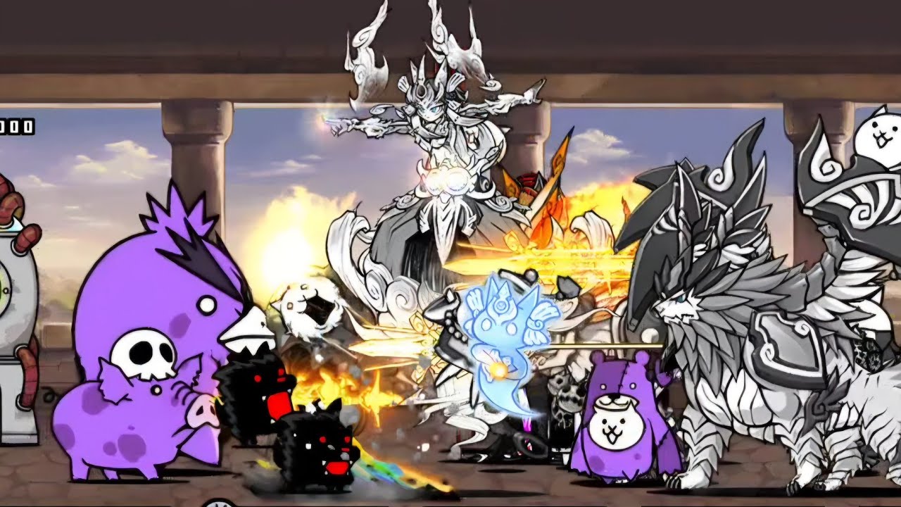 [냥코대전쟁] 빅펜Z강습 배회Lv.MAX