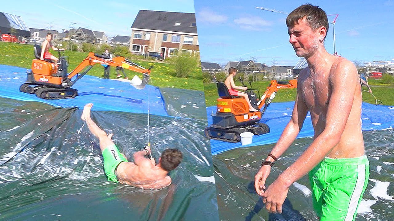 GRAAFMACHINE SLIP 'N SLIDE MAKEN!