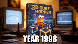 3D Cube Hopper Gameplay игра 1998 года