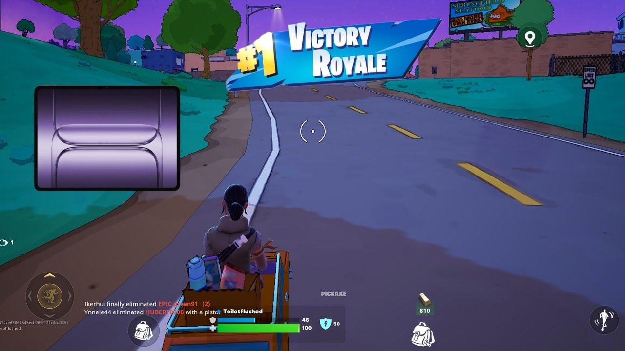 Fortnite Mobile Simpsons Season | Oneplus Pad 3 *Zero Build* 120fps gameplay