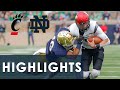 Cincinnati vs. Notre Dame | EXTENDED HIGHLIGHTS | 10/2/2021 | NBC Sports