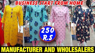 kurti  Wholesaler & Manufacturer in Hyderabad ||  starting from 250 Rs || Business start from home