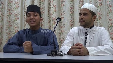 سورة الفاتحة مشتركة بين القارئ عمرصادق الكردي وصديقي الأخ حانس الماليزي