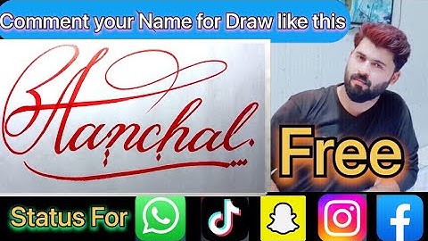 Aanchal Name Signature Calligraphy Status | How to Cursive write with cut Marker #aanchal @Aanchal
