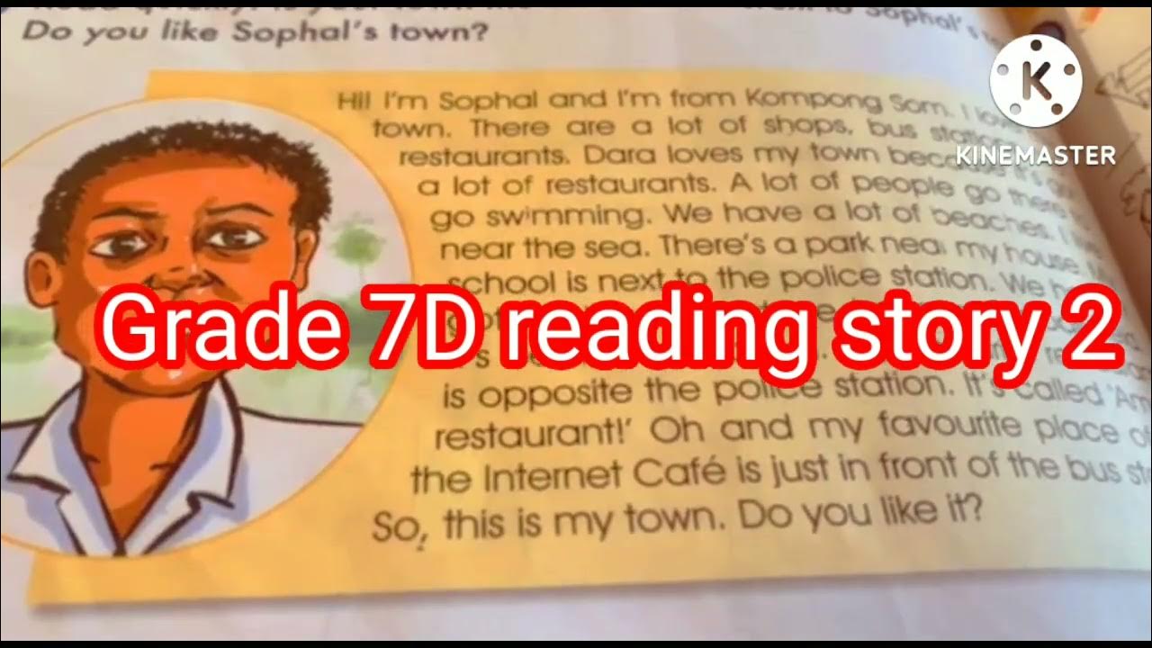 Grade 7C @ 7D are reading the text in number 2, English grade 7 of ...