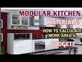 How to Calculate Modular kitchen Work for Budget and Best Kitchen making materials