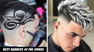 BEST BARBERS IN THE WORLD | 10+ Awesome Haircut Ideas For Men | Best Men's Hairstyle Compilation