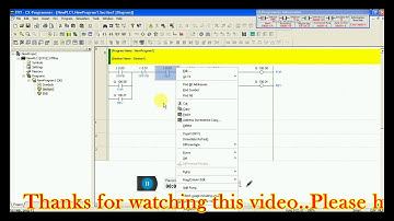 CX PROGRAMMER TUTORIAL# OMRON PLC SIMULATOR # OMRON PLC ROGRAMMING