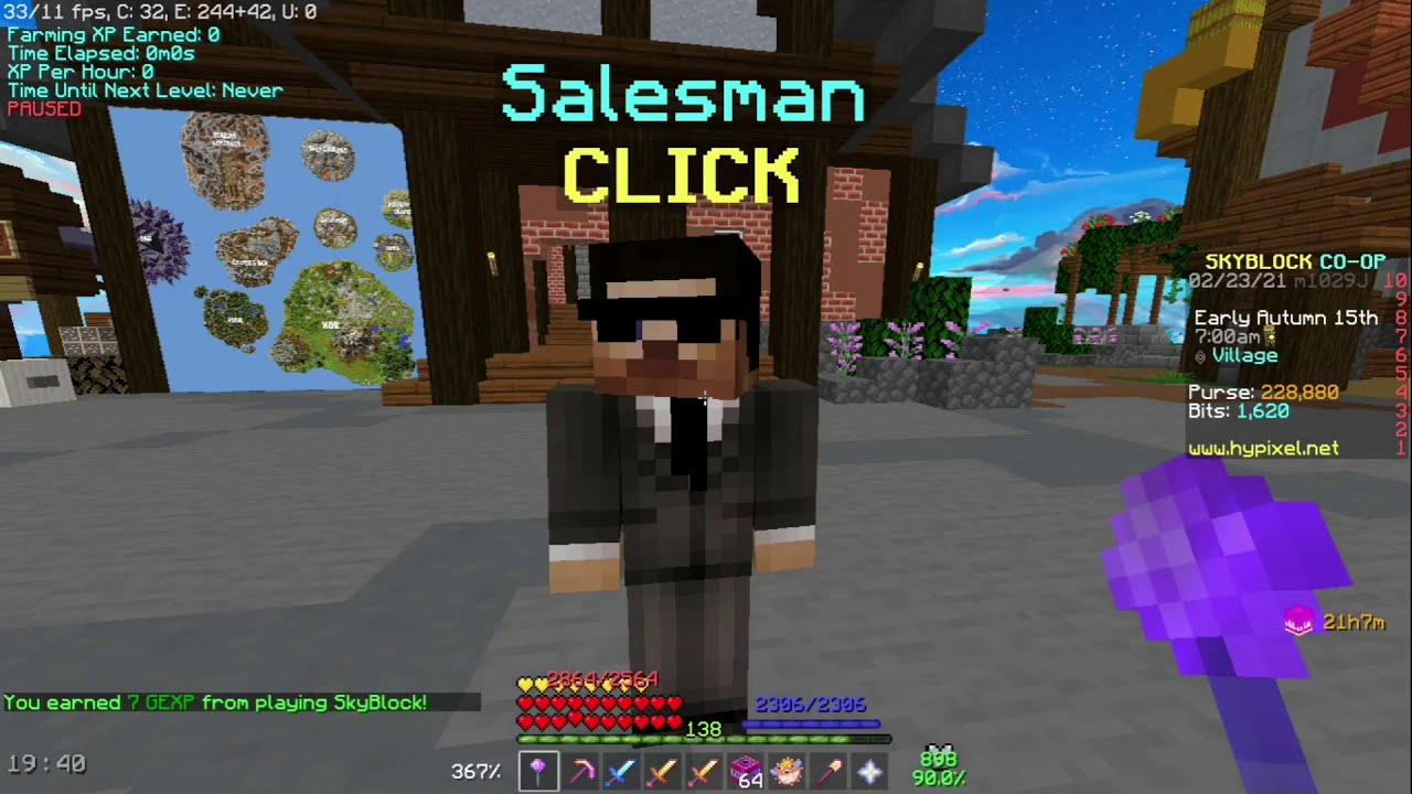 Hypixel Skyblock Salesman