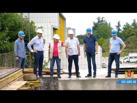 ზუგდიდის თეატრის მშენებლობა აქტიურად მიმდინარეობს