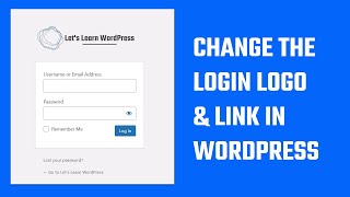 WordPress login page: Change the default WP logo and link | 2023 #WordPress 12