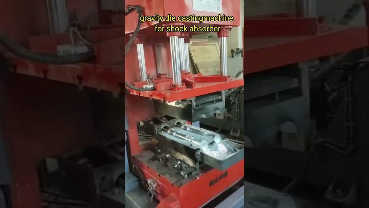 Aluminium gravity casting machine for shock absorber.
