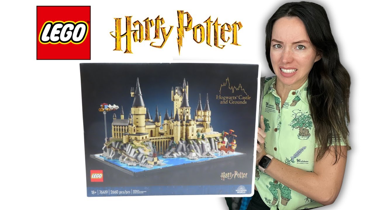 Unboxing the new LEGO Harry Potter Hogwarts Castle and Grounds