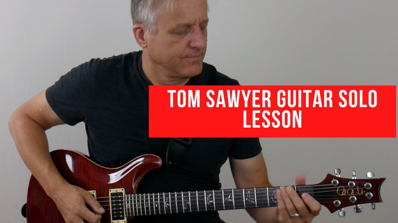 Rush's Tom Sawyer Guitar Solo Lesson