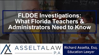 FLDOE Investigations: What Florida Teachers & Administrators Need to Know