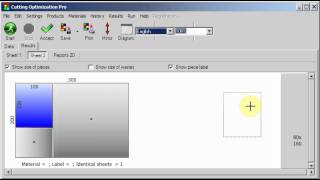 Moving parts between sheets in Cutting Optimization pro 5