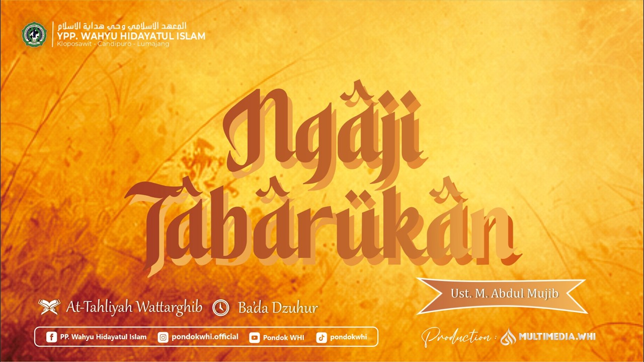 🔴LIVE - Ngaji Tabarukan 