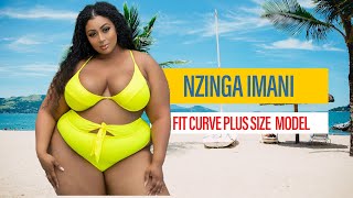 Nzinga Imani ✅ Brand Ambassador | Plus Size Model | Curvy Model |Biography, Wiki, Facts, Age, Heigh