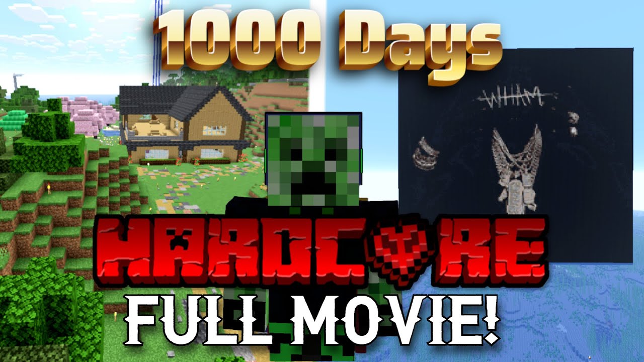 I Survived 1000 Days in Minecraft Hardcore [FULL MOVIE] - YouTube
