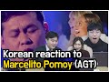 Dual Voice?! Korean reaction to Marcelito pomoy (AGT)