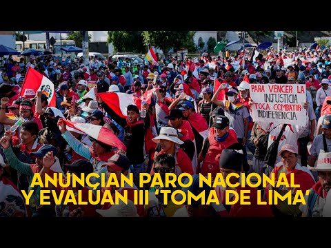 Arequipa: anuncian protesta nacional para el 14 de junio y evalúan tercera 'toma de Lima'