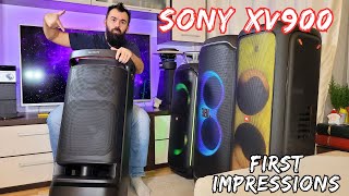 SONY XV900 First Impresions - Better than JBL Partybox???