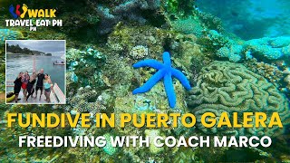 SABANG PUERTO GALERA Fundive with Freediving with Coach Marco